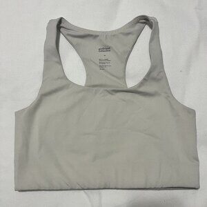 Girlfriend Collective Paloma bra Color: Ivory Size: M